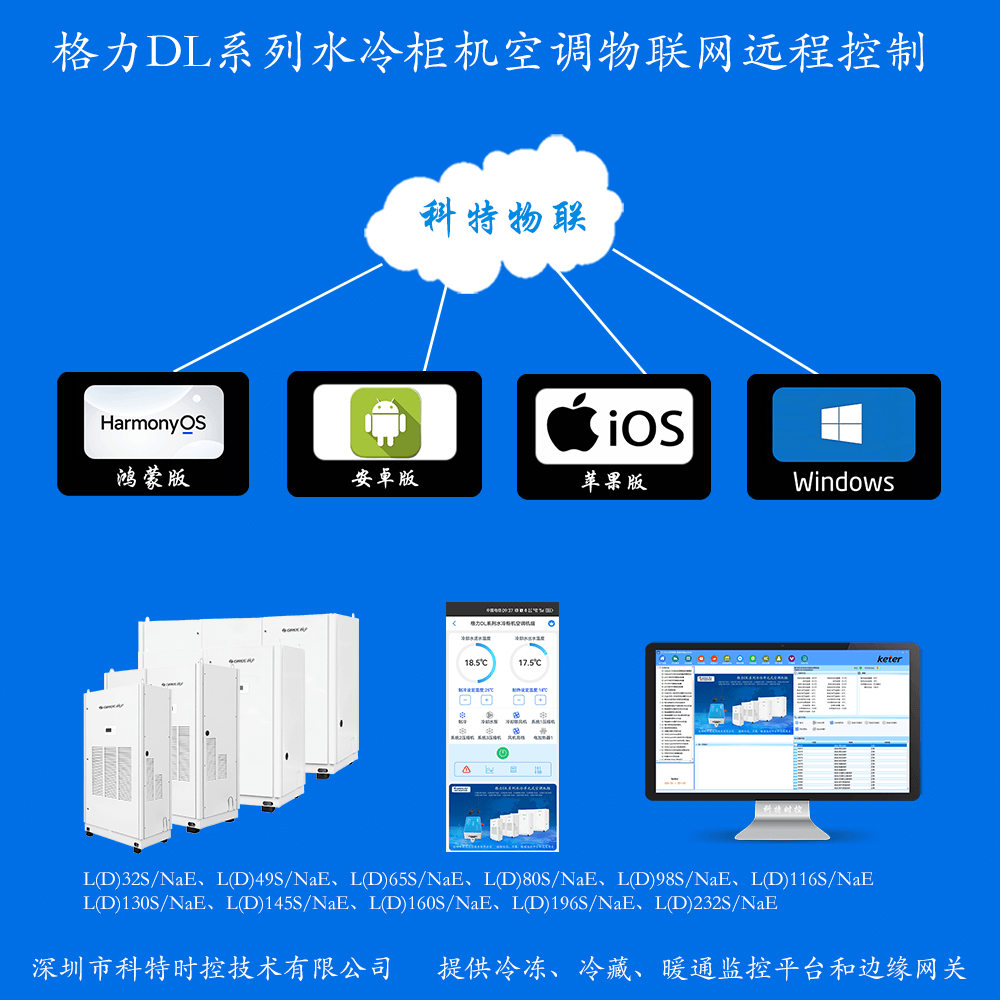 格力柜机空调-格力水冷柜机空调远程控制App-格力水冷柜机空调远程控制网关-格力水冷柜机空调远程控制群控系统