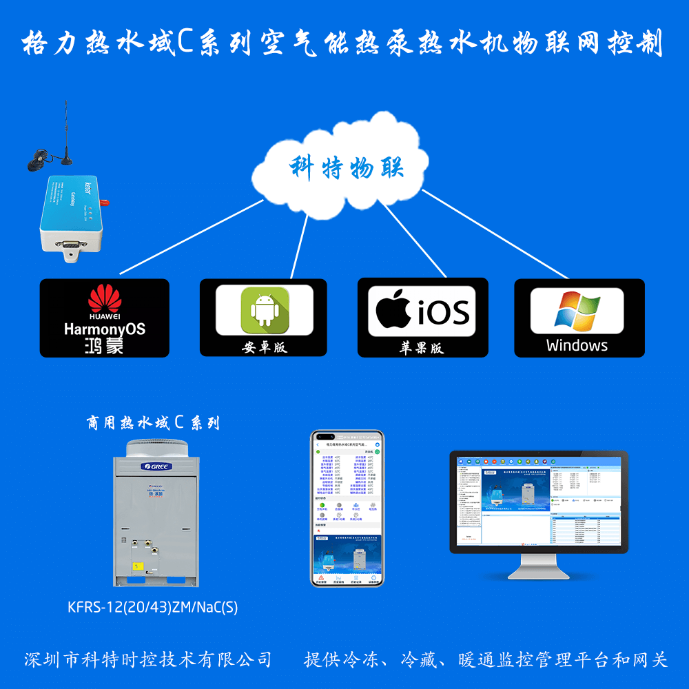格力空调-格力热水机-格力热水机远程控制网关-格力热水机远程控制App-格力热水机远程控制系统