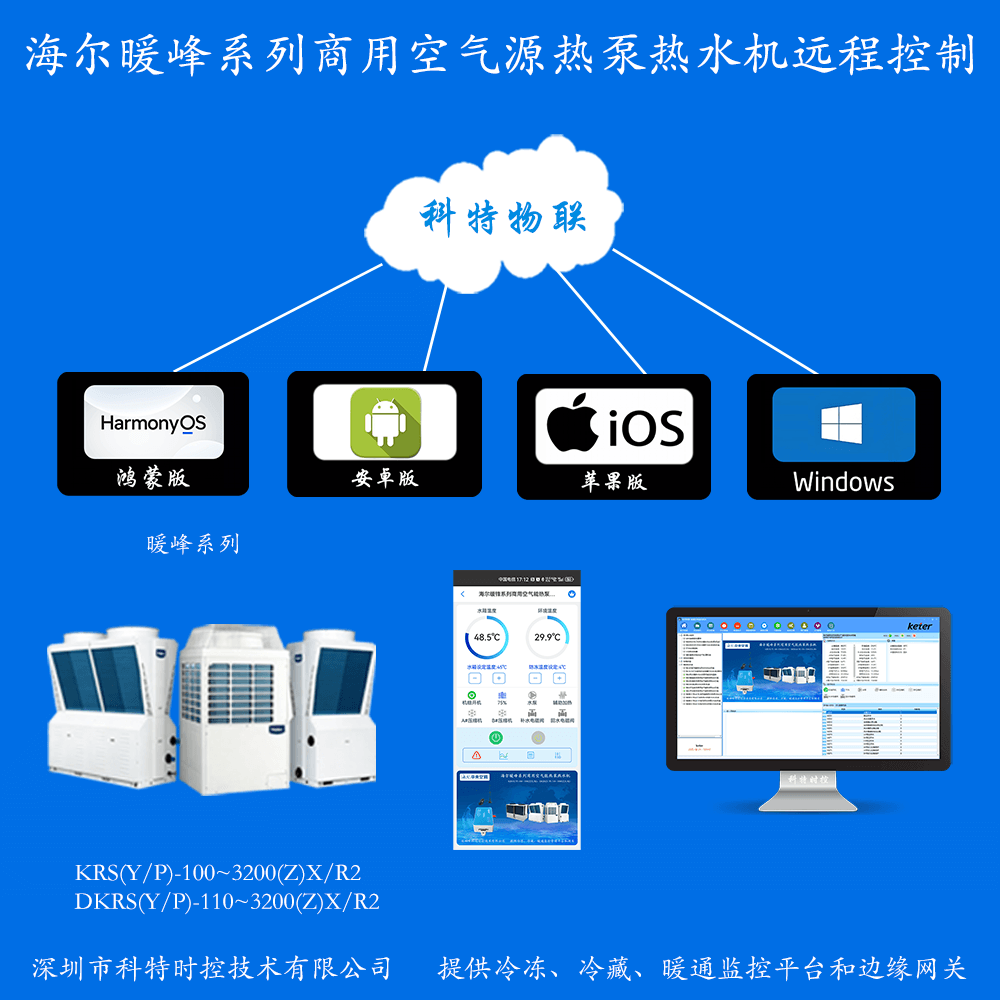海尔热水机-海尔商用热水机物联网远程控制App-海尔商用热水机WiFi/4G物联网网关-海尔热水机远程控制