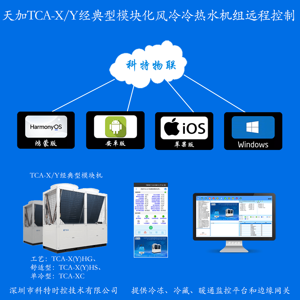 天加空调-天加商用中央空调-天加风冷模块机组-天加模块化风冷式冷热水机组-天加空调手机远程控制APP-天加空调远程控制-天加空调群控系统