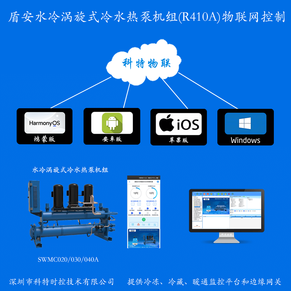 盾安中央空调-盾安水冷热泵机组-盾安水冷涡旋式冷水热泵机组-盾安空调物联网网关-盾安空调App监控-盾安空调远程监控