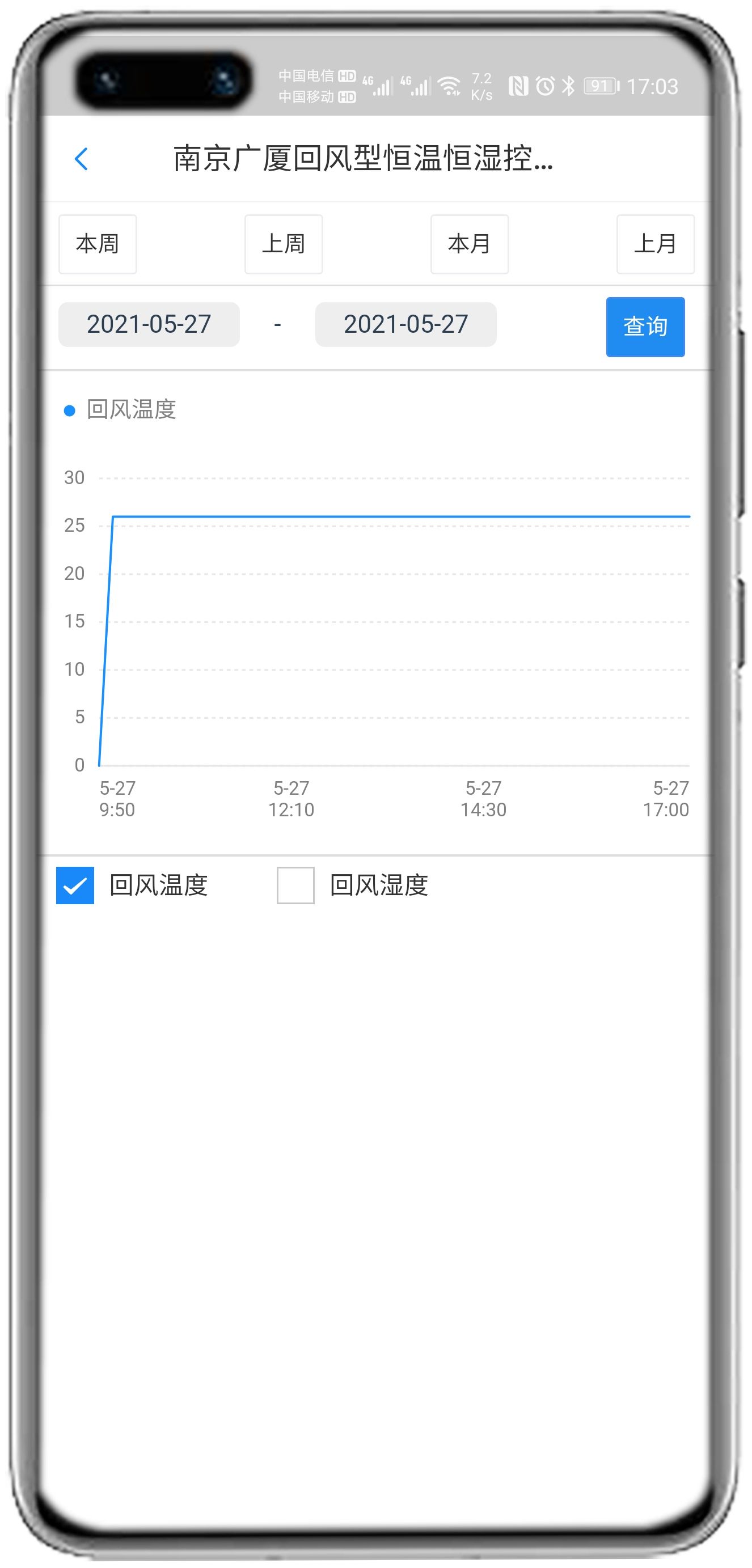 南京广厦恒温恒湿控制板（HTHR）APP控制网关