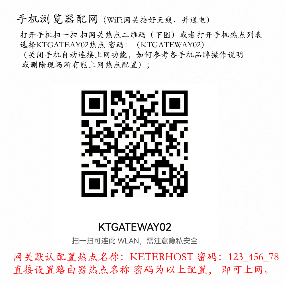 手机配网-浏览器扫码配网