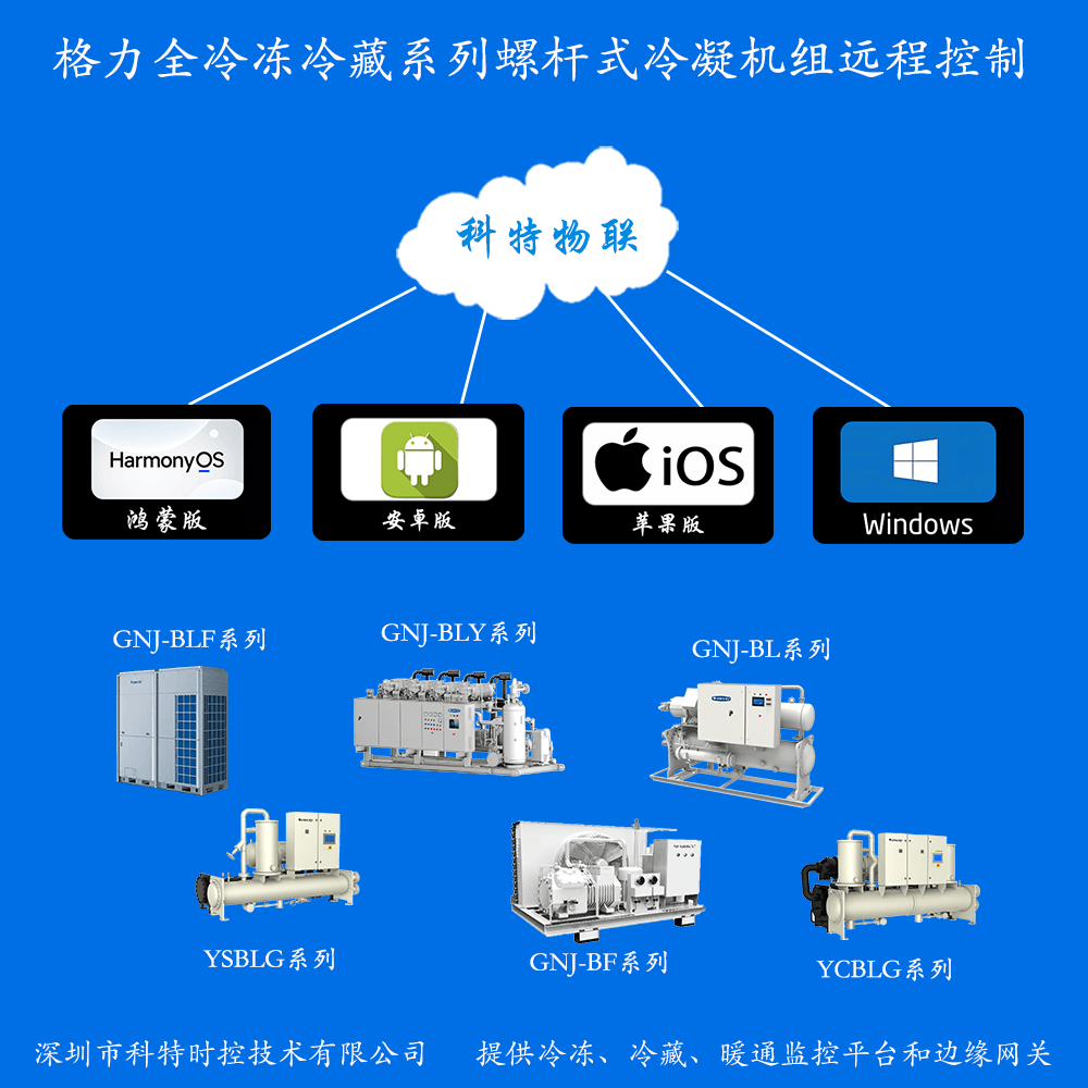 格力冷冻冷藏冷凝机组远程控制