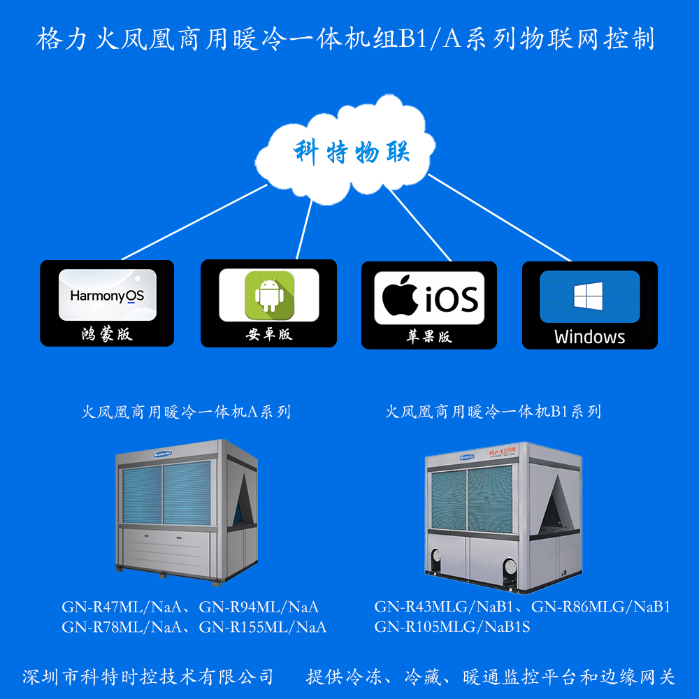 格力火凤凰商用采暖远程控制