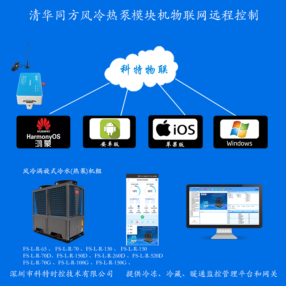 空调远程控制-清华同方空调远程控制-清华同方风冷热泵模块机物联网远程控制