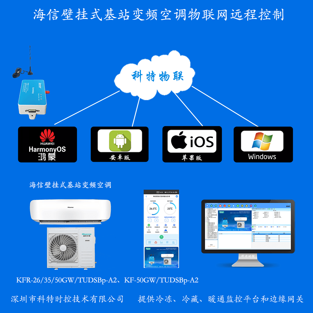 海信空调-海信变频基站空调-海信精密空调-海信机房空调-海信恒温恒湿空调-海信壁挂式变频基站空调物联网远程手机控制网关-海信精密空调远程控制