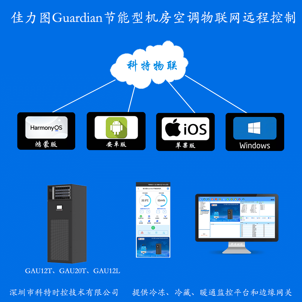 佳力图空调-佳力图Guardian节能型机房空调-佳力图空调手机远程控制App-佳力图空调物联网网关-佳力图空调远程控制