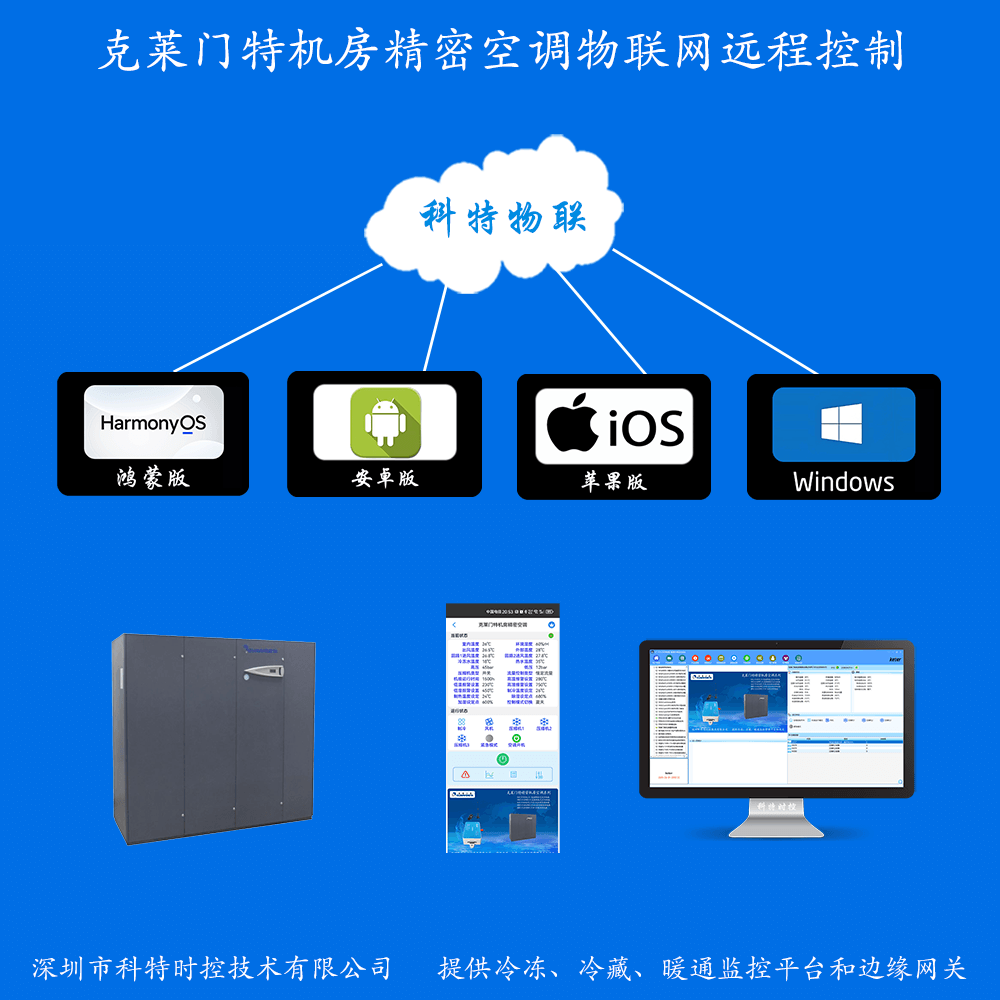 克莱门特空调-克莱门特机房精密空调-克莱门特物联网网关-克莱门特远程控制App-克莱门特远程控制系统-冷热源管理系统