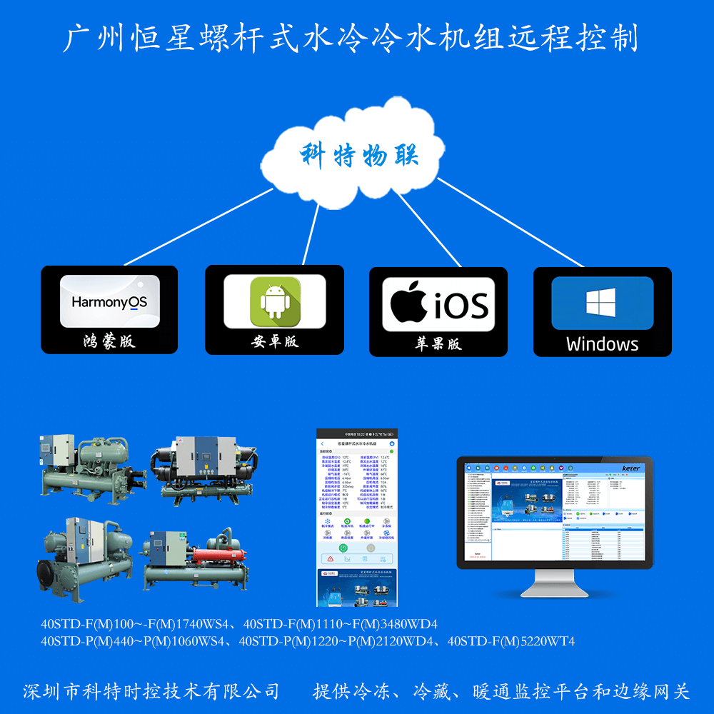 广州恒星螺杆式水冷冷水机组远程控制网关