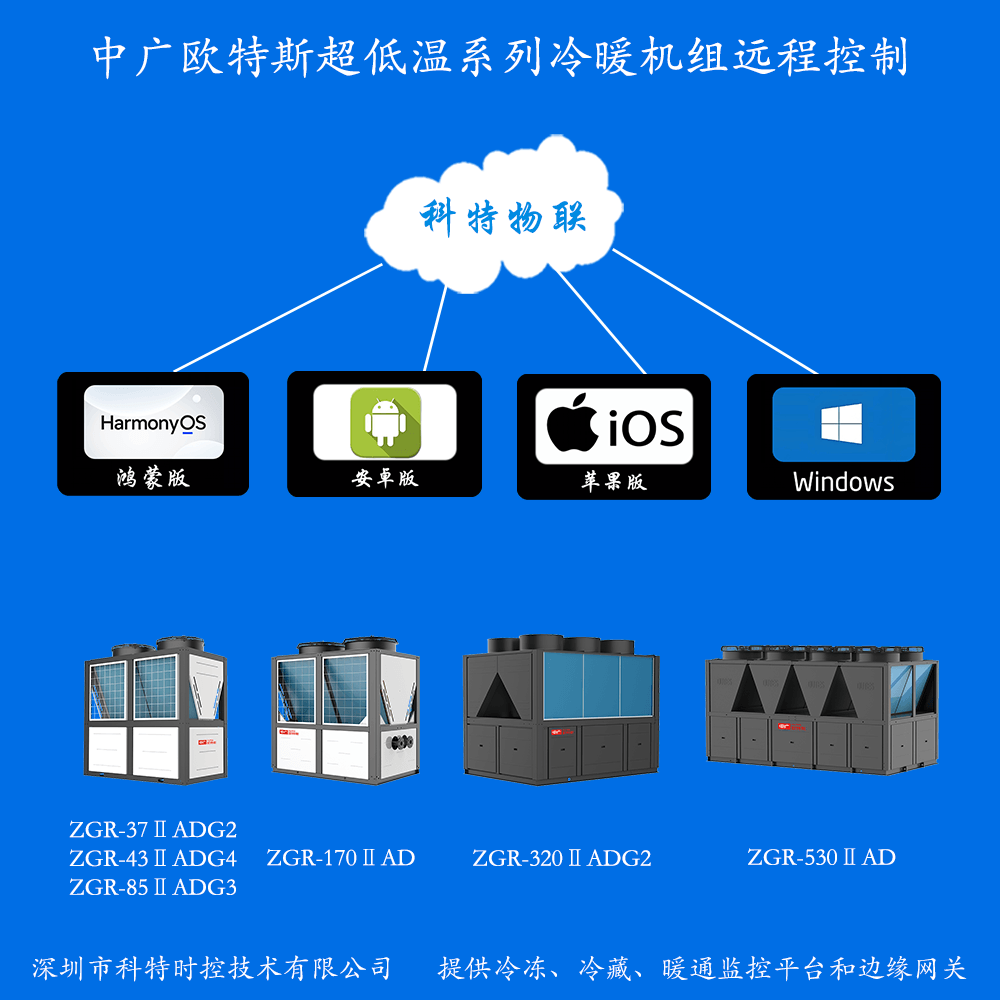 中广欧特斯超低温系列冷暖机组远程控制网关