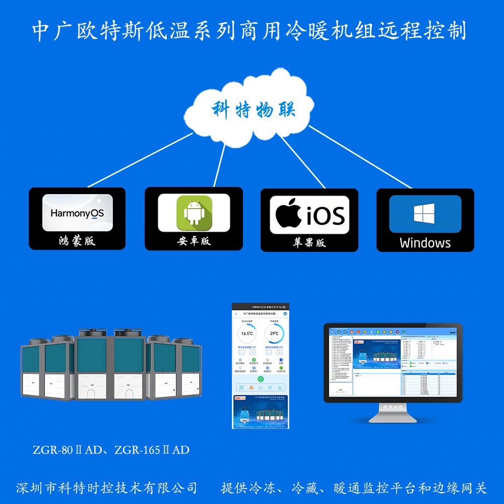 中广欧特斯低温系列商用冷暖机组系列远程控制网关产品图