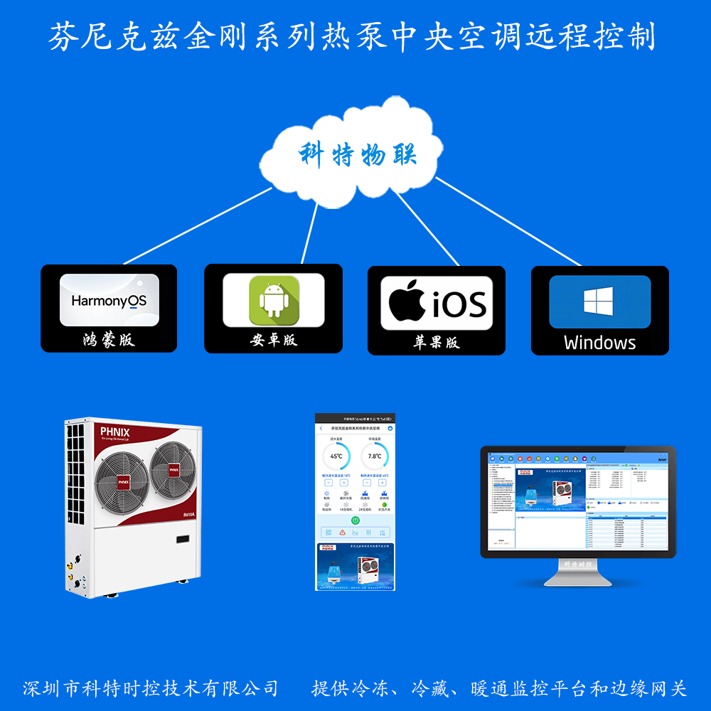 芬尼克兹金刚系列热泵中央空调远程控制网关