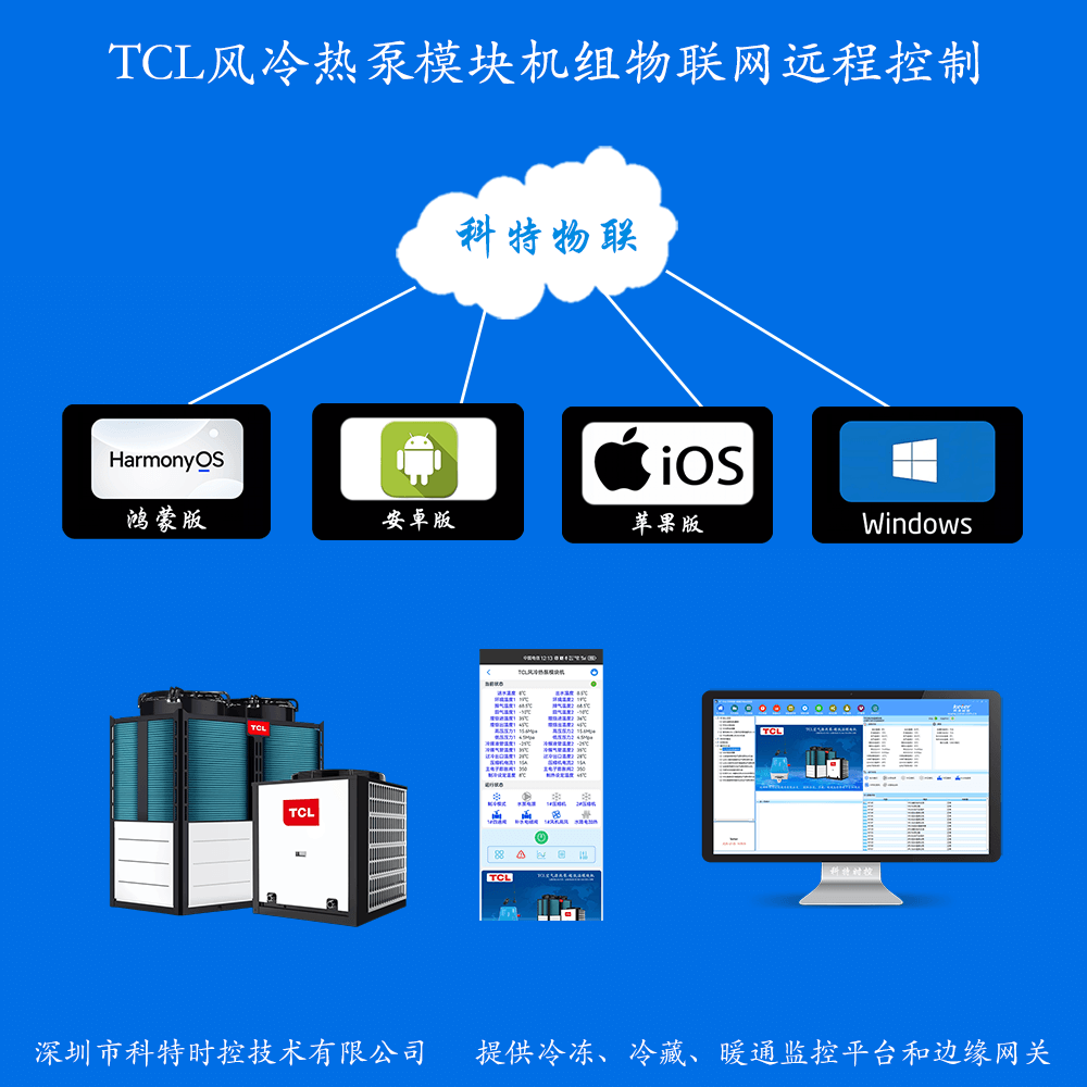 TCL风冷热泵模块机远程控制网关