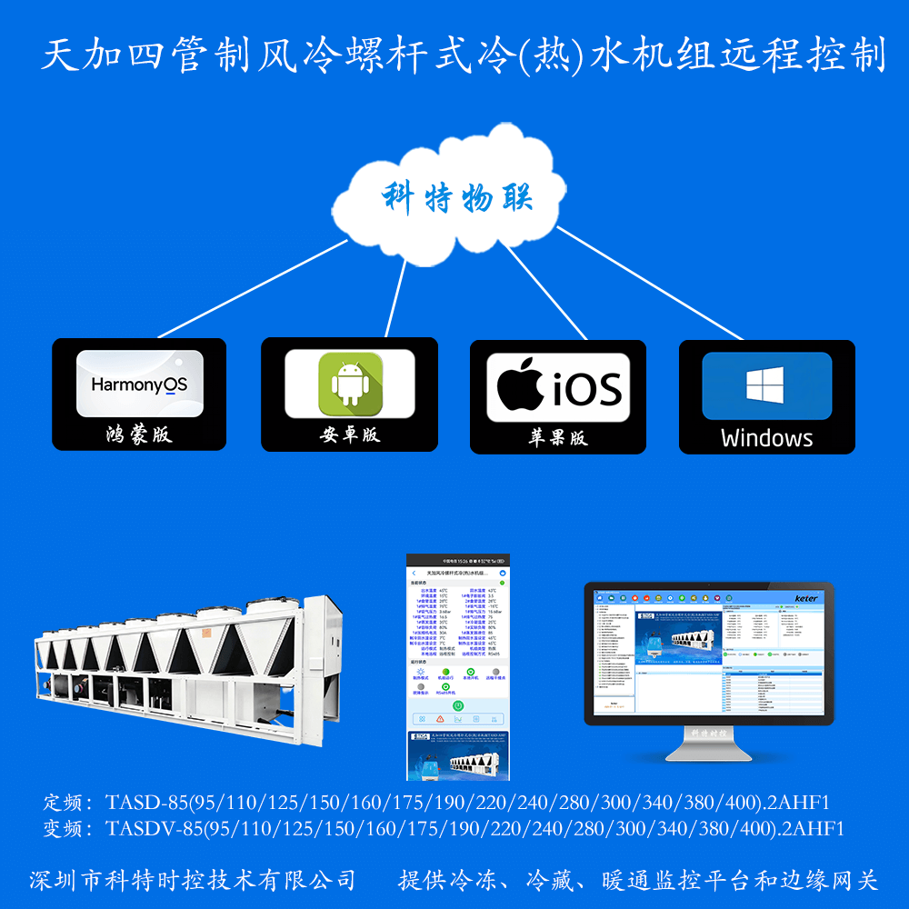 天加四管制风冷螺杆式冷(热)水机组TASD-AHF远程控制网关产品图